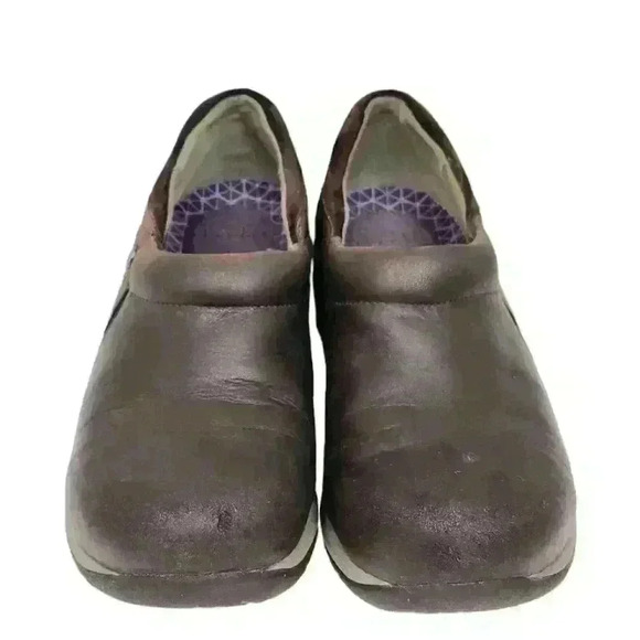 Dansko Celeste Slip On Clogs EUR 38 US Womens Size Brown Leather - Picture 2 of 15